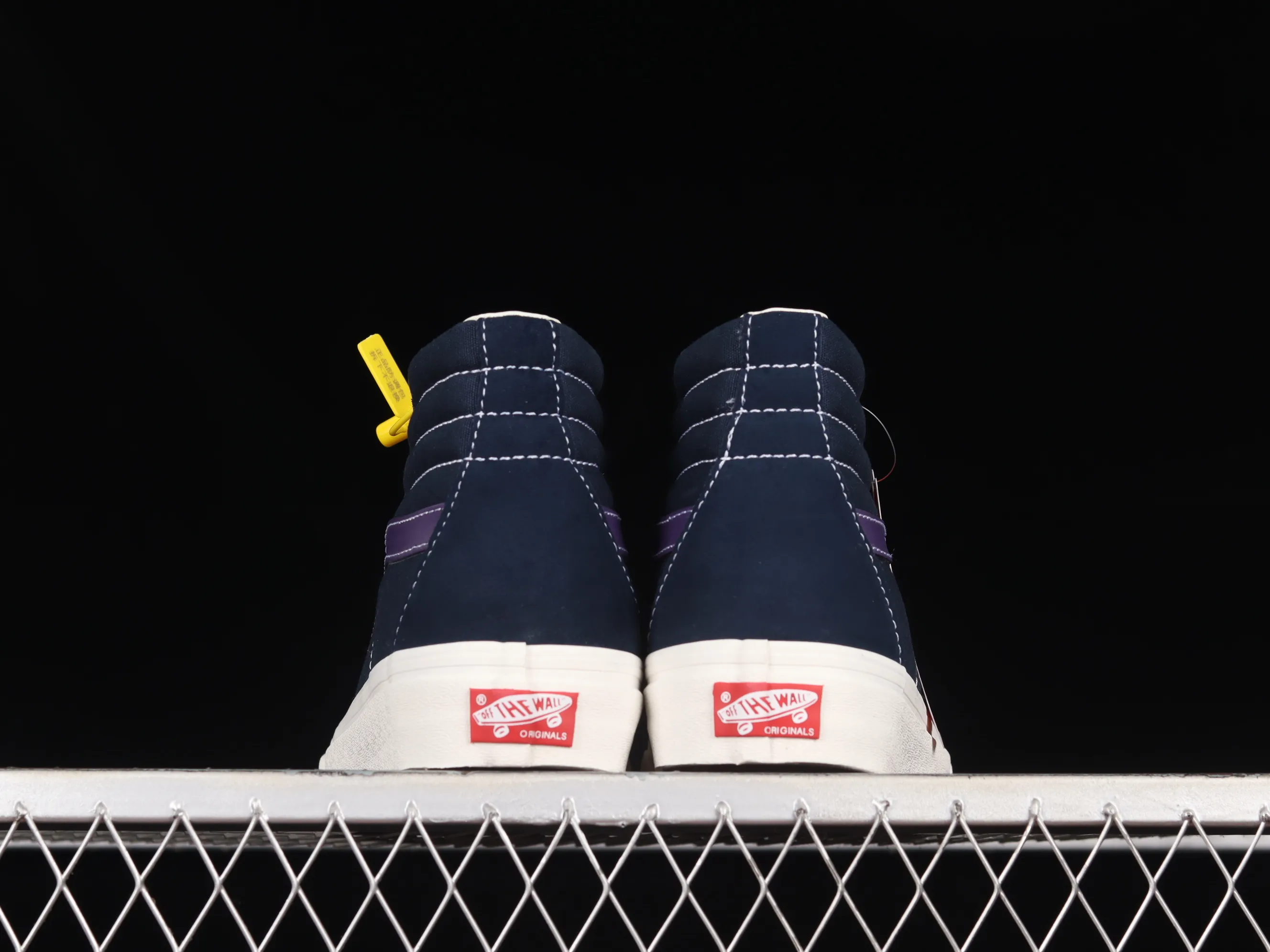 All categories Vans Vans series Vans Hi Vans high-top Vans SK8-Hi Lx Vans official navy blue high-top casual sneakers VN0A4BVB20T